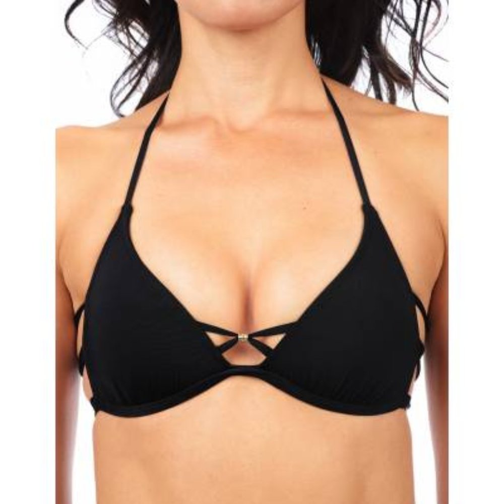 Voda Swim Zanzibar push up bikini top Black Size M